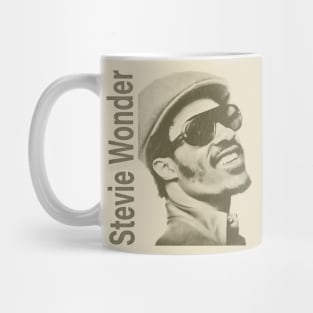 Stevie Wonder//Vintage Retro Mug